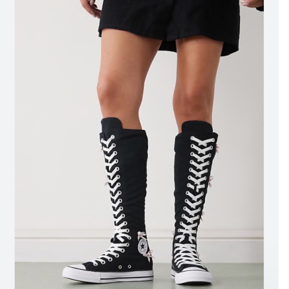 Converse Chuck Taylor XXHi Black White Knee High Y2K A09429C Women's 6 Men 4